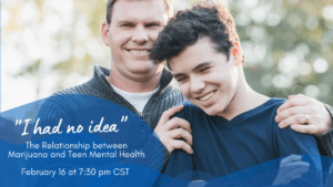 “I had no idea” program graphic with father and son